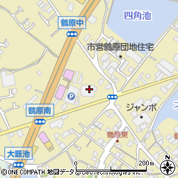 大阪府泉佐野市鶴原1603周辺の地図