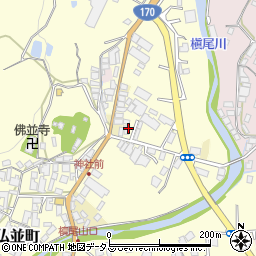大阪府和泉市仏並町95周辺の地図