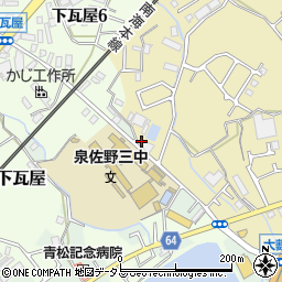 大阪府泉佐野市鶴原2812-1周辺の地図