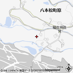 広島県東広島市八本松町原1950周辺の地図