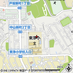 広島県広島市東区中山新町周辺の地図