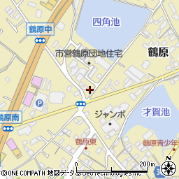 大阪府泉佐野市鶴原1721-4周辺の地図