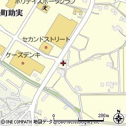 広島県東広島市西条町助実694周辺の地図