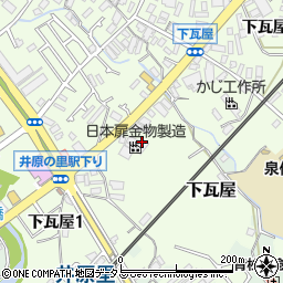 日本扉金物製造株式会社周辺の地図