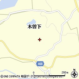 兵庫県淡路市木曽下414周辺の地図