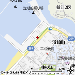 浜崎緑地公園周辺の地図