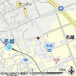 大阪府貝塚市清児1116周辺の地図