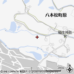 広島県東広島市八本松町原361周辺の地図