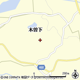 兵庫県淡路市木曽下416周辺の地図