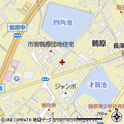 大阪府泉佐野市鶴原1399周辺の地図