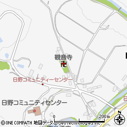 大阪府河内長野市日野1173周辺の地図
