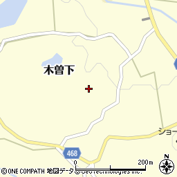 兵庫県淡路市木曽下395周辺の地図