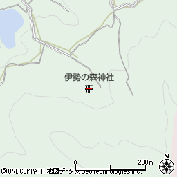 伊勢の森神社周辺の地図