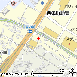 広島県東広島市西条町助実1515周辺の地図