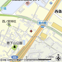 広島県東広島市西条町助実1559-2周辺の地図
