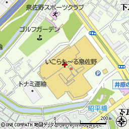 宮脇書店泉佐野店周辺の地図