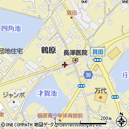 大阪府泉佐野市鶴原1353-3周辺の地図