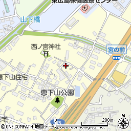 広島県東広島市西条町助実1541周辺の地図