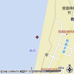 前浜周辺の地図