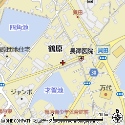 大阪府泉佐野市鶴原1381周辺の地図