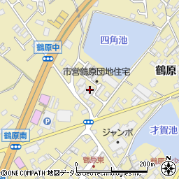 大阪府泉佐野市鶴原1712周辺の地図