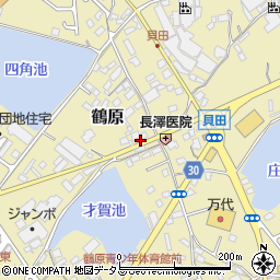 大阪府泉佐野市鶴原1353周辺の地図
