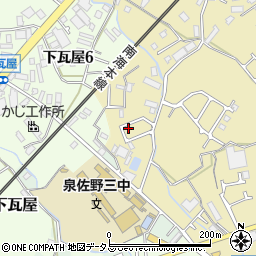 大阪府泉佐野市鶴原2809-20周辺の地図