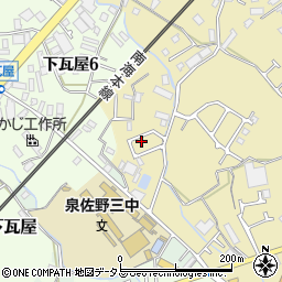 大阪府泉佐野市鶴原2809周辺の地図
