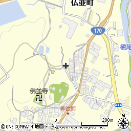 大阪府和泉市仏並町1689周辺の地図