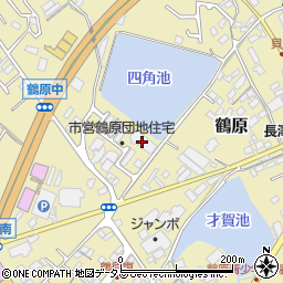 大阪府泉佐野市鶴原1724周辺の地図