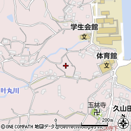広島県尾道市久山田町周辺の地図