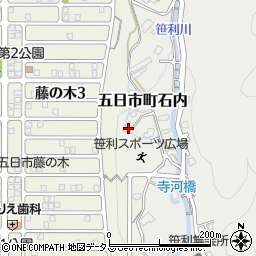 広島県広島市佐伯区五日市町大字石内1866周辺の地図