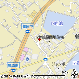 大阪府泉佐野市鶴原1707周辺の地図