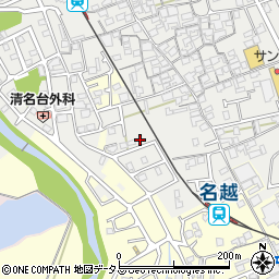 大阪府貝塚市清児941-1周辺の地図