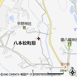 広島県東広島市八本松町原2797周辺の地図