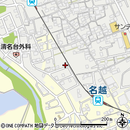 大阪府貝塚市清児941-6周辺の地図