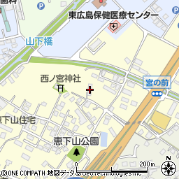 広島県東広島市西条町助実1550周辺の地図