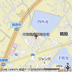 大阪府泉佐野市鶴原1704周辺の地図