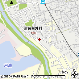 大阪府貝塚市清児833-23周辺の地図