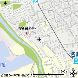大阪府貝塚市清児833-3周辺の地図