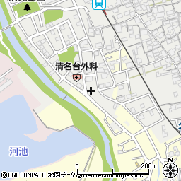 大阪府貝塚市清児833-24周辺の地図