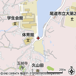 尾道市立大学周辺の地図