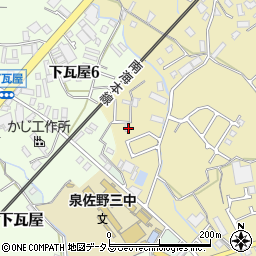 大阪府泉佐野市鶴原2830-2周辺の地図