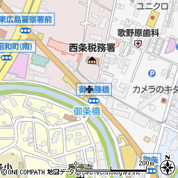 広島県東広島市西条昭和町17周辺の地図