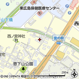 広島県東広島市西条町助実1530-3周辺の地図