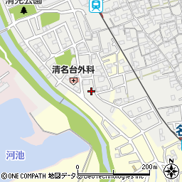 大阪府貝塚市清児833-19周辺の地図