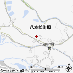 広島県東広島市八本松町原350周辺の地図