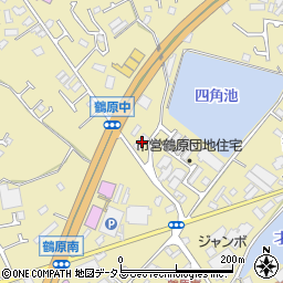 大阪府泉佐野市鶴原1708周辺の地図
