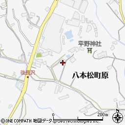 広島県東広島市八本松町原2900周辺の地図