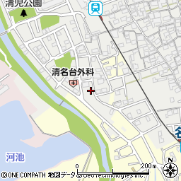 大阪府貝塚市清児833-18周辺の地図